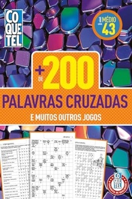 Livro Coquetel +200 Palavras-Cruzadas Nível Médio: Exercite Sua Mente! - imagem 2