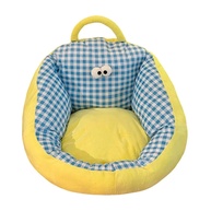Sofá Infantil Azul M com Encosto Confortável - Estilo Moderno para Sala e Quarto - imagem 1