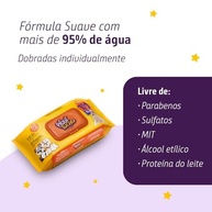 PIQUITUCHO Toalhinhas Umedecidas Premium - 120 Lenços Macios e Absorventes - imagem 5