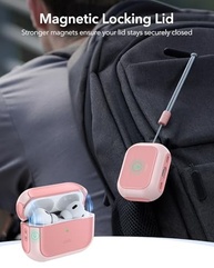 ESR Capa HaloLock para AirPods Pro 2ª Geração: Proteção Total MagSafe Rosa - imagem 5