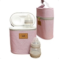 Bolsa Térmica Porta Mamadeira Pililica Baby - Rosa | Mantém Frio e Quente até 3h - imagem 2
