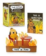 Boneco "This Is Fine" com Luz e Som - O Meme Que Virou Realidade! - imagem 2