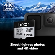 Cartão de Memória Lexar Professional SILVER PLUS microSDXC 256GB: Velocidade e Segurança para Seus Projetos - imagem 4