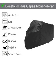 Capa XGG Impermeável e Térmica para Moto Big Trail com Baú - Proteção Total Anti-Risco - imagem 2