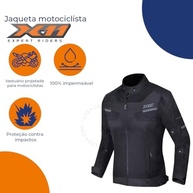 Jaqueta Impermeavel Moto Motociclita X11 Breeze - imagem 5