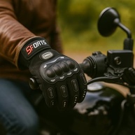 Luva de Motoqueiro Profissional: Proteção Antiderrapante e Conforto para Motoboys - imagem 2