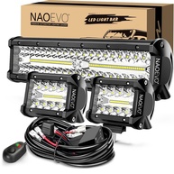 Kit Barra de Luz LED NAOEVO 420W: Iluminação Potente para Seu Veículo Off-Road - imagem 1