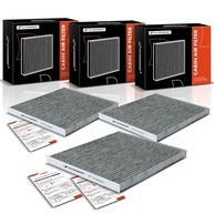 Kit 3 Filtros de Ar de Cabine A-Premium com Carvão Ativado para Nissan e Infiniti - imagem 2