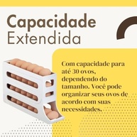 Organizador de Ovos 4 Andares com Dispenser – Armazene até 30 Ovos com Estilo e Praticidade - imagem 4