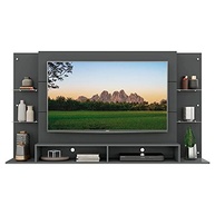 Painel TV 60" com Prateleiras de Vidro Nairóbi - Design Moderno e Funcionalidade - imagem 4