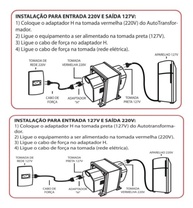 Auto Transformador 2000VA 1400W Borne 220V Tripolar: Energia Estável para Seus Eletrodomésticos - imagem 5