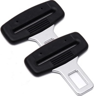 Par Fivela Ferro Cinto Segurança Anti Som Trava Alarme Universal para Fiat Ford Chevrolet VW Byd - imagem 1