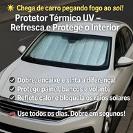 Protetor Solar Retrátil para Para-brisa: Mantenha seu Carro Fresco e Protegido do Sol - imagem 2