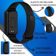 Pulseira Silicone Premium para Xiaomi Amazfit Band 7: Estilo, Conforto e Durabilidade - imagem 4