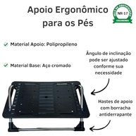 Apoio Ergonômico Para Pés NR17: Conforto e Saúde para Seu Dia a Dia - imagem 4