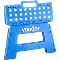 Banqueta Plástica Dobrável Vonder Azul - Leve, Prática e Resistente para Camping, Pescaria e Uso Doméstico - imagem 4