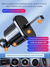 Suporte Universal para Celular no Carro: Mãos Livres e Segurança na Direção - imagem 3