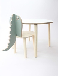 Conjunto Mesa e Cadeira Temática de Dinossauro - Estilo e Diversão para Crianças - imagem 1