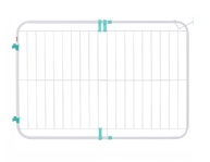 Portão Grade Expansível de Segurança para Crianças e Pets - 70 a 115 cm - imagem 1