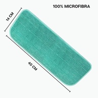 Kit 2 Refis para Mop Verde de Microfibra - Limpeza Profunda e Ecológica - imagem 3