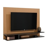 Painel para TV até 50" com Nichos e Prateleiras Suspensas - Moderno e Funcional - imagem 2