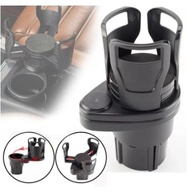 Porta Copo Universal 360° para Carro: Suporte Duplo Ajustável para Garrafas e Copos com Base Antivibração - imagem 4