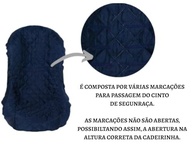 Capa Protetora para Cadeirinha de Bebê em Algodão - Kit 2 Peças Conforto e Estilo - imagem 4