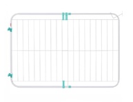 Portão Grade Expansível de Segurança para Crianças e Pets - 70 a 115 cm - imagem 2