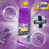 Sanol Desinfetante Líquido Pinho Lavanda 1L - Potente Desinfecção com Fragrância Agradável - imagem 4