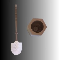 Escova Sanitária com Suporte Plástico Premium – Design Moderno, Alta Durabilidade e Limpeza Eficiente - imagem 3