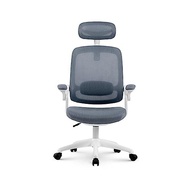 Cadeira de Escritório Ergonômica Elements Astra Cinza/Branca - Conforto e Postura Ideal - imagem 4
