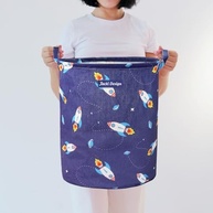 Cesto Organizador Infantil 43L Azul - Solução Prática e Divertida para Guardar Brinquedos - imagem 4