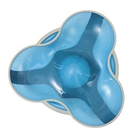 Prato com Divisória Triangular Colors Azul - Clingo | Seguro, Ergonômico e Livre de BPA - imagem 4