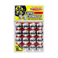Luxcar: Capas Cromadas Premium para Parafusos de Rodas - Proteção e Estilo - imagem 2