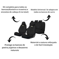 Capa Banco Carro Gm Onix Celta Corsa Prisma Classic - Tecido Automotivo Premium - imagem 3