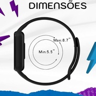 Pulseira Silicone Premium para Xiaomi Amazfit Band 7: Estilo, Conforto e Durabilidade - imagem 5