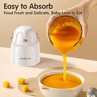FOBISABI Processador de Alimentos para Bebês - Liquidificador Multifuncional para Frutas, Vegetais e Carnes | 300ml - imagem 4