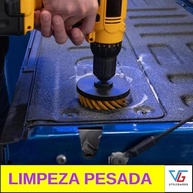 Kit 3 Escovas Rotativas para Furadeira - Limpeza Profunda em Rejuntes, Pneus e Carpetes - imagem 4