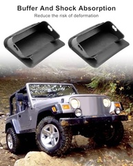 Kit 2 Tampas Para-choque Dianteiro Jeep Wrangler TJ (1996-2006) - Proteção Off-Road Premium - imagem 4