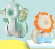 Almofada Mochila Protetora de Cabeça para Bebê - Segurança e Conforto com Design de Dragão - imagem 3