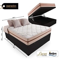 Cama Box com Baú Viúva + Colchão de Molas Ensacadas – Conforto e Estilo no Quarto - imagem 3
