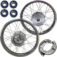 Par Aro Roda Raio 4mm Reforçado para CG Fan Titan 150 (Tambor/Lona) + Rolamento - imagem 1
