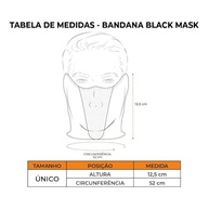 Lenço tubular com máscara facial preta — Tecido resistente aos raios UV e durável, adequado para ciclismo profissional e esportes de alta intensidade - imagem 2