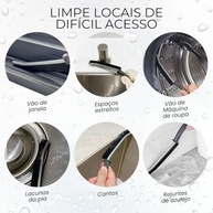 Kit 3 Escovas Multiuso para Limpeza Profunda - Cantos, Fendas e Rejunte - imagem 5
