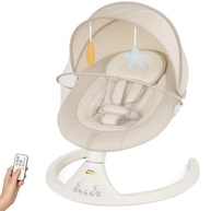 Cadeira de Balanço para Bebê com Música, Mosquiteiro e Controle Remoto - Bliss Baby Style - imagem 1