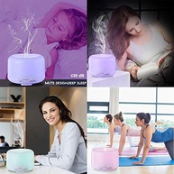 Difusor de Aromas Elétrico 500ml com LED 7 Cores, Controle Remoto, Umidificador e Purificador de Ar - imagem 5