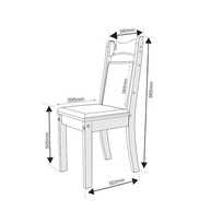 Conjunto Canto Americano com Mesa Retangular e 2 Cadeiras Dalas - Design Moderno para Ambientes Pequenos - imagem 5