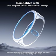 Pacote 3 Capas Oura Ring Gen 4/3: Proteção TPU Anti-Risco com Carregamento Fácil - imagem 3