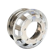 Roda de Alumínio Aro 17,5 x 6 para Caminhão - 6 Furos, Cubo 20cm, Pneu 235 - imagem 2