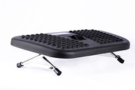 Apoio Pés Ergonômico Roldana Central 1.5.2.1 Preto - Conforto e Postura em Qualquer Ambiente - imagem 3